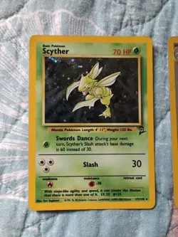 Scyther 17/32 2nd Base Set And Scizor 10/75 Neo Discovery Pokemon TCG - Image 2