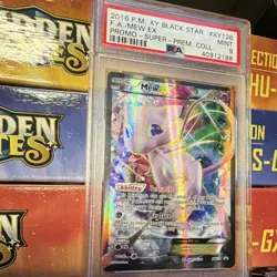 Pokemon 2016 Mew EX Full Art Holo Promo XY Black Star XY126 PSA 9 - Image 1