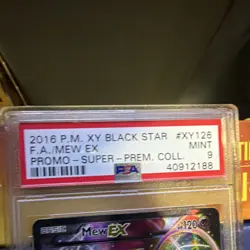 Pokemon 2016 Mew EX Full Art Holo Promo XY Black Star XY126 PSA 9 - Image 3