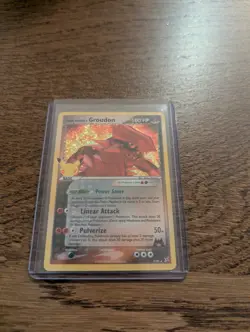 Pokemon TCG Team Magma's Groudon Ex Team Magma vs Team Aqua 9/95 Regular Holo... - Image 1