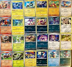 Cute Cat Pokemon TCG Sword & Shield Scarlet & Violet Lot of 24 Mixed Sets - Image 1