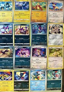 Cute Cat Pokemon TCG Sword & Shield Scarlet & Violet Lot of 24 Mixed Sets - Image 2