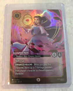 Disney Lorcana Belle Accomplished Mystic 226/204 Enchanted Fabled Nm/Mint - Image 1