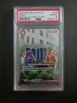 One Piece Card Game TCG OP07 Issho OP03-078 SP PSA 10 - Image 1