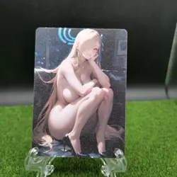 Asuna Blue Archive Anime Waifu Girl Doujin Lewd Goddess Story Holo Art Card - Image 2