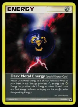 Pokemon Card - Dark Metal Energy Holon Phantoms 97/110 Non Holo - Image 1