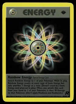 Pokemon Card - Rainbow Energy Team Rocket 80/82 Rare 1st Edition - Image 1