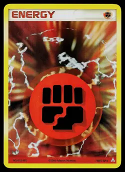 Pokemon Card - Fighting Energy Holon Phantoms 110/110 Holo Rare - Image 1
