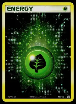 Pokemon Card - Grass Energy Emerald 101/106 Holo Rare - Image 1