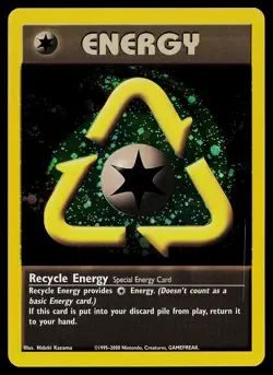 Pokemon Card - Recycle Energy WOTC Energize League Promo Holo - Image 1