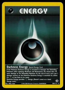 Pokemon Card - Darkness Energy Neo Genesis 104/111 - Image 1