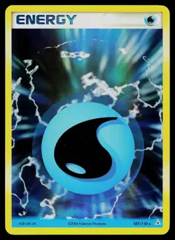 Pokemon Card - Water Energy Holon Phantoms 107/110 Holo Rare - Image 1