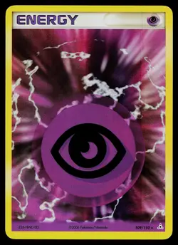 Pokemon Card - Psychic Energy Holon Phantoms 109/110 Holo Rare - Image 1