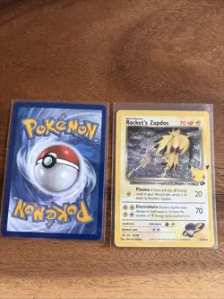 Dark Gyarados & Team Rockets Zapdos Celebrations 25th Anniversary Pokemon Card - Image 2