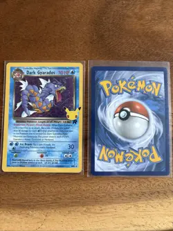 Dark Gyarados & Team Rockets Zapdos Celebrations 25th Anniversary Pokemon Card - Image 3