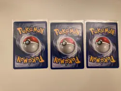 The BIG 3 Squirtle/Charmander/Bulbasaur! Pokemon cards vintage base set. - Image 2