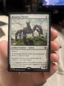 Roaming Throne The Lost Caverns of Ixalan MTG NM Tribal Kindred EDH Staple - Image 1