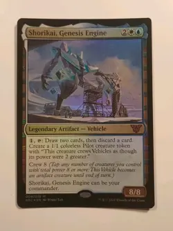 Shorikai, Genesis Engine - MTG Commander Neon Dynasty 04 Mythic Magic - Image 1