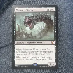 MTG Massacre Wurm March of Machine Magic The Gathering TCG - Image 1
