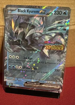 Black Kyurem ex (Surging Sparks Stamped) #048/191 - NM Pokemon TCG - Image 1