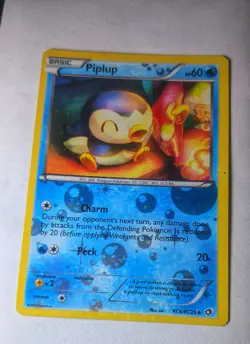 Pokemon Piplup RC6/RC25 Legendary Treasures Radiant Collection Holo Mp - Image 1