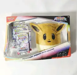 Pokemon Prismatic Evolutions Accessory Pouch Special Collection Eevee New - Image 1