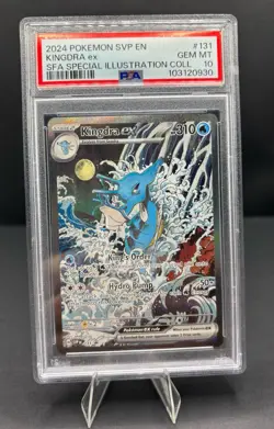 2024 Pokemon Kingdra ex Special Illustration Promo #131 PSA 10 (Hair In Slab) - Image 1