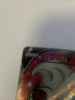 2021 Shining Fates Pokemon TCG Alcremie V Full Art Halo Rare 064/072 - Image 3