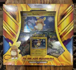 Pokemon Alolan Raichu Box Roaring Skies/Sun & Moon New Factory Sealed - Image 1