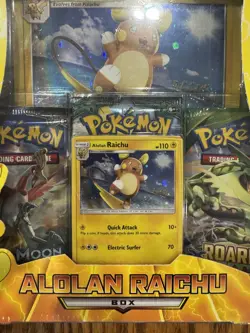 Pokemon Alolan Raichu Box Roaring Skies/Sun & Moon New Factory Sealed - Image 2