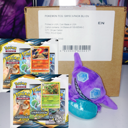 Pokemon Sun and Moon Unbroken Bonds 3 Pack Blister 24ct Booster Case Sealed - Image 1
