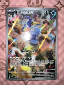 Cramorant 176/167 Illustration Rare Holo NM Pokemon SV: Twilight Masquerade - Image 1