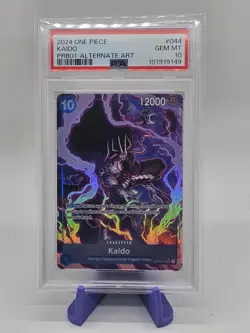 PSA 10 One Piece TCG PRB-01 Kaido Alt Art - Image 1