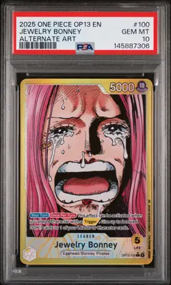 Jewelry Bonney One Piece Op13-Carrying On His Will 100 2025 PSA 10 - Image 1