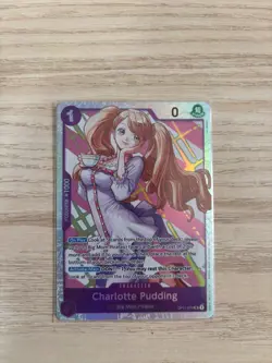 OP11-070 Charlotte Pudding English SR NM One Piece TCG Card Game - Image 1