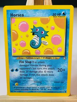 Horsea 62/111 [LP] [Neo Genesis] (2000) Common - Pokemon Card - Image 1