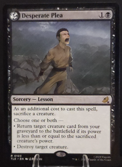 Desperate Plea 0103 Rare - MTG - Avatar: The Last Airbender (NM) - Image 1