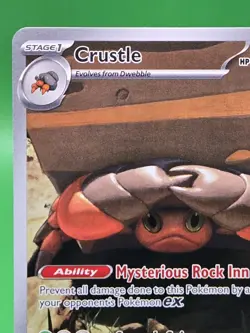 Crustle - 186/182 Destined Rivals Illustration Rare Pokemon - Image 2