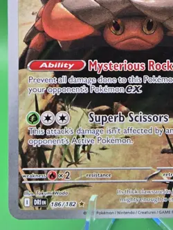 Crustle - 186/182 Destined Rivals Illustration Rare Pokemon - Image 4