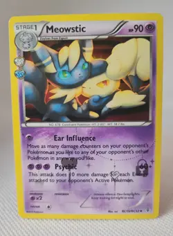 Pokemon TCG – Meowstic RC15/RC32 – Holo – Generations Radiant Collection – EX/NM - Image 1