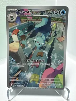 Pokemon TCG Dewott Card Sv: White Flare (WHT) 106/086 Illustration Rare NM/ MINT - Image 1