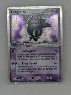Gengar ex 108/112 Firered & Leafgreen Holo Ultra Rare Pokemon TCG Nintendo MP - Image 1