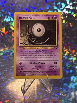 2001 Lightly Played Pokemon Unown [U] 51/75 Neo Discovery MP - Image 1