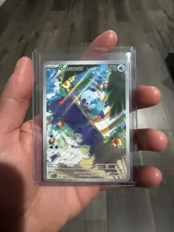 Pokemon TCG Oshawott White Flare Illustration Card 105/086 NM - Image 1