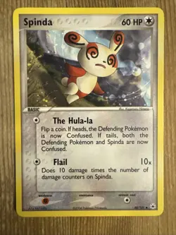 Pokemon TCG Spinda EX Hidden Legends 48/101 Regular Uncommon NM - Image 1