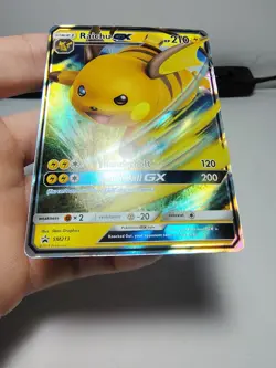 Pokemon Card Raichu GX SM213 Black Star Promo NM - Image 2