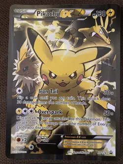 Pokemon XY Jumbo Charizard Blastoise Venusaur Pikachu Card XY121-XY124 Near Mint - Image 3