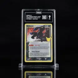 TAG 9 UMBREON GOLD STAR #17/17 2021 Pokemon Celebrations Classic GEM MINT - Image 1