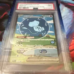 Pokemon Mew ex Special Illustration Rare SV: Paldean Fates PSA 9 Holo 232/091 - Image 3