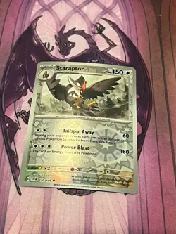 Staraptor - 150/198 Scarlet & Violet Pokemon Reverse Holo Foil Nice! - Image 1